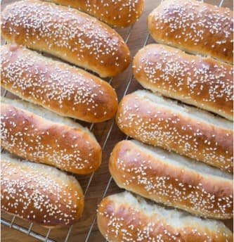 Bread No.2 - Mezonos Hot Dog Roll.